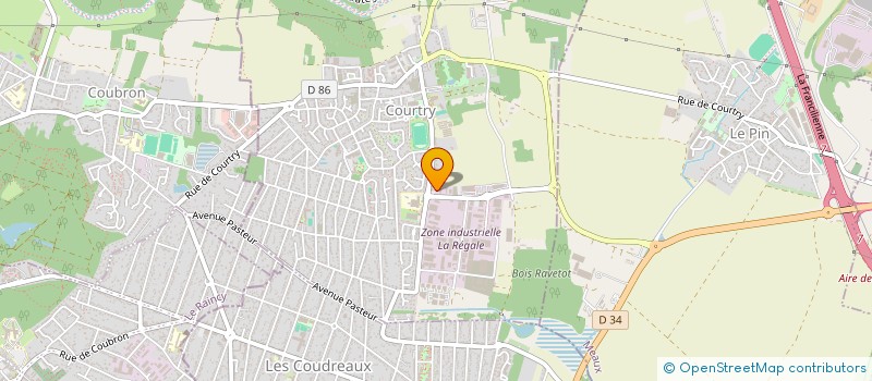 localisation de l'entreprise SELARL EXOVET à COURTRY