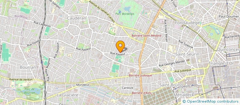 localisation de l'entreprise SELARL F.DUBECQ-PRINCETEAU à LE BOUSCAT