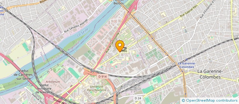 localisation de l'entreprise SELARL FABIEN LEVY  NANTERRE