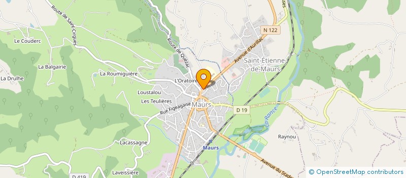 localisation de l'entreprise SELARL FABRE YVES à MAURS