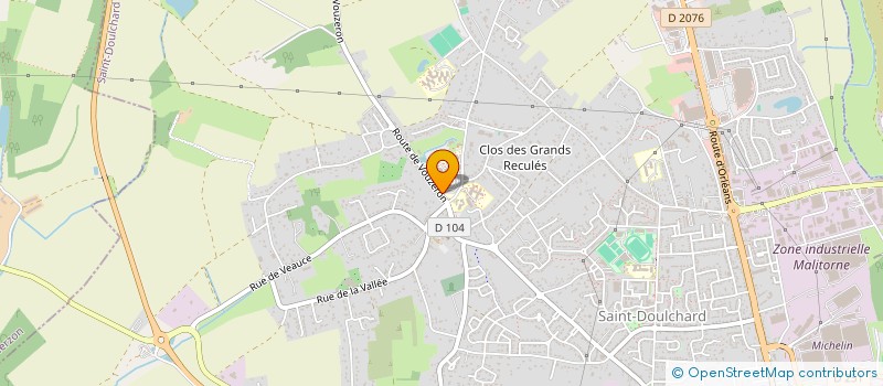 localisation de l'entreprise SELARL FABRICE MARION-SOYER MEDECIN CHIRURGIEN GYNECOLOGUE à SAINT-DOULCHARD