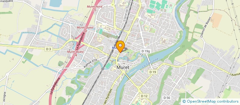 localisation de l'entreprise SELARL FASSINO à MURET
