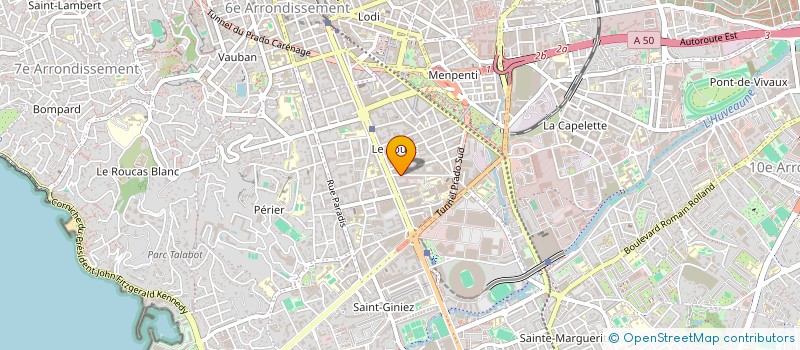 localisation de l'entreprise SELARL FERAUD-VOGLIMACCI-GIANNONE à MARSEILLE