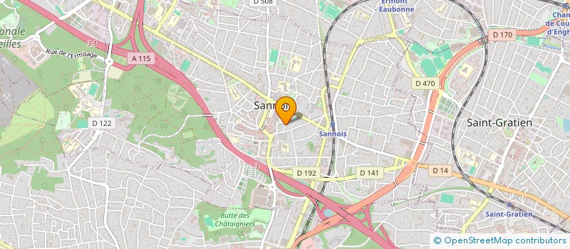 localisation de l'entreprise SELARL FERRE M  SANNOIS