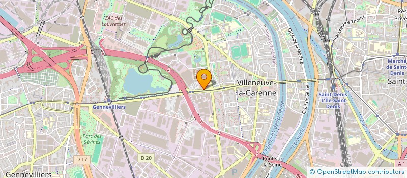 localisation de l'entreprise SELARL FLORENCE FASQUEL, NOTAIRE ASSOCIEE à VILLENEUVE-LA-GARENNE