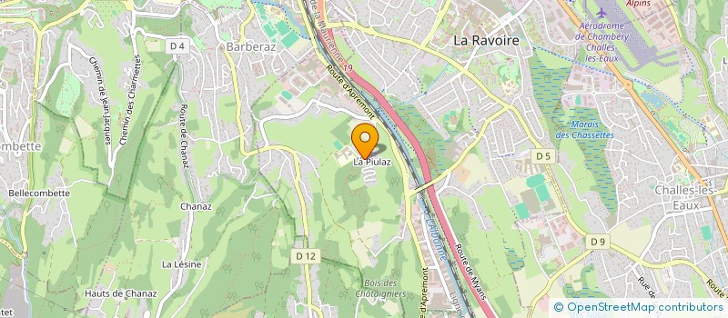 localisation de l'entreprise SELARL FLORENT BOUTELIER  LA RAVOIRE