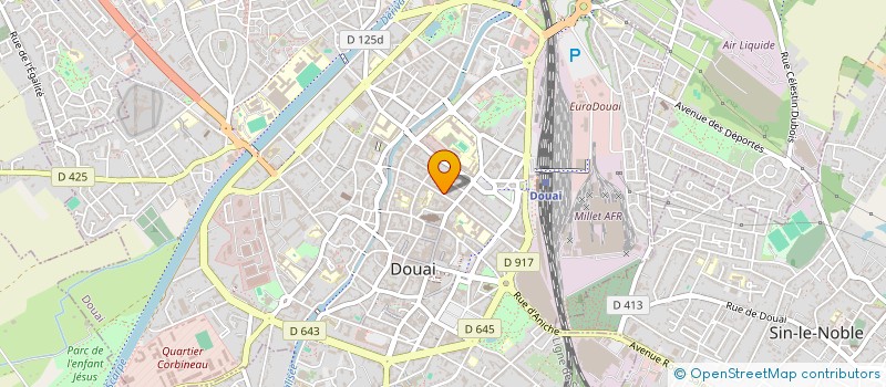 localisation de l'entreprise SELARL FLORENT TELLIEZ à DOUAI