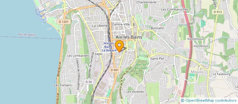 localisation de l'entreprise SELARL FORMARCHI ET ASSOCIES  AIX-LES-BAINS