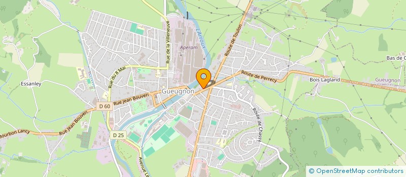 localisation de l'entreprise SELARL FOURNIER  GUEUGNON