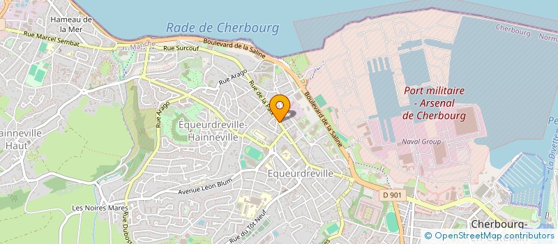 localisation de l'entreprise SELARL FRANCOIS CHEVALIER WYNDHAM JONES NOTAIRE ASSOCIE  CHERBOURG-EN-COTENTIN