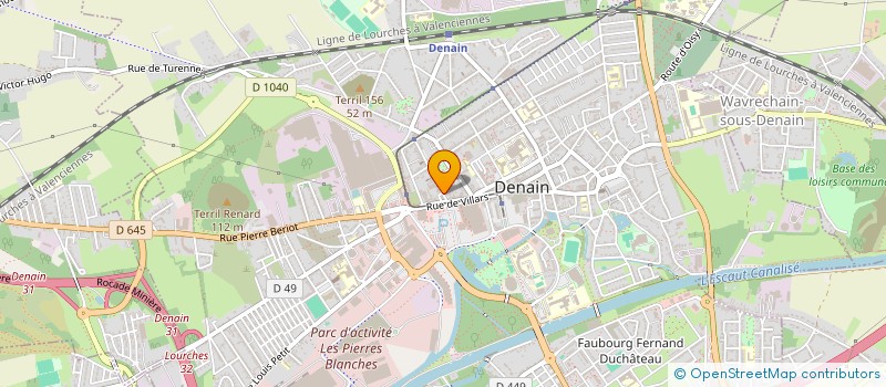localisation de l'entreprise SELARL FREDERIC NADER à DENAIN