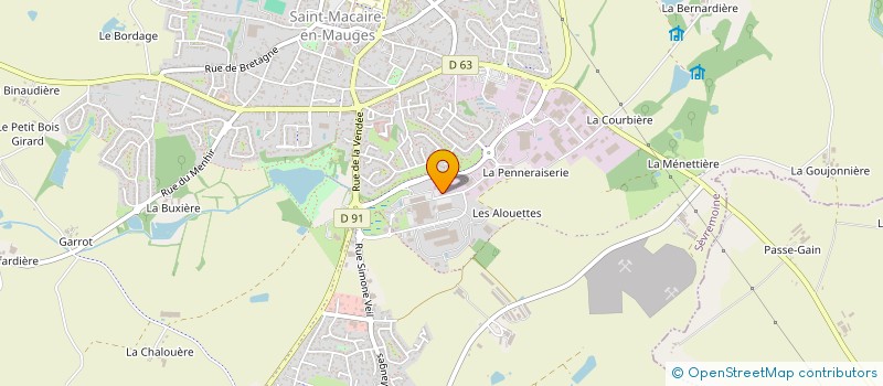 localisation de l'entreprise SELARL FRERES LUMIERE  SEVREMOINE