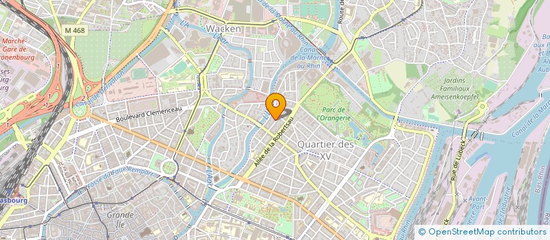 localisation de l'entreprise SELARL GAIA à STRASBOURG