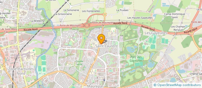 localisation de l'entreprise SELARL GARAND  RENNES