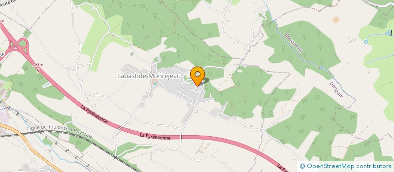 localisation de l'entreprise SELARL GARITEY ARNAUD  LABASTIDE-MONREJEAU