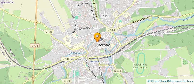 localisation de l'entreprise SELARL GARRIGUES-NOEL à BERNAY