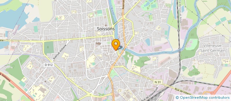 localisation de l'entreprise SELARL GAUTHIER TORDEUX NOTAIRE à SOISSONS