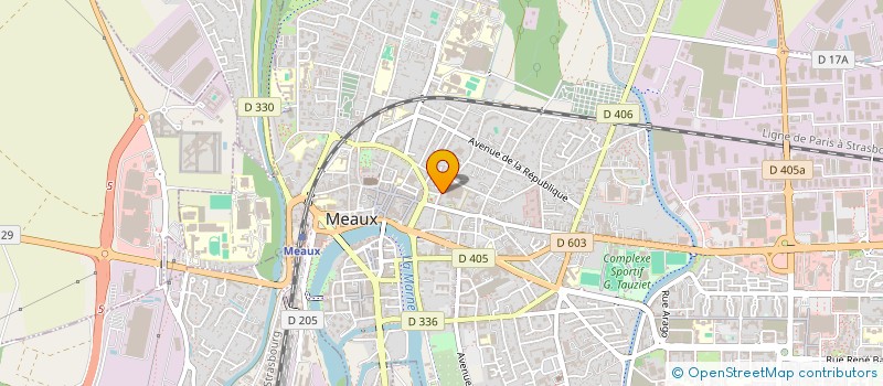 localisation de l'entreprise SELARL GAVAUDAN à MEAUX