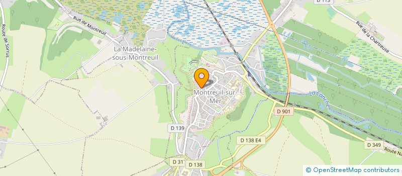 localisation de l'entreprise SELARL GE7V à MONTREUIL-SUR-MER