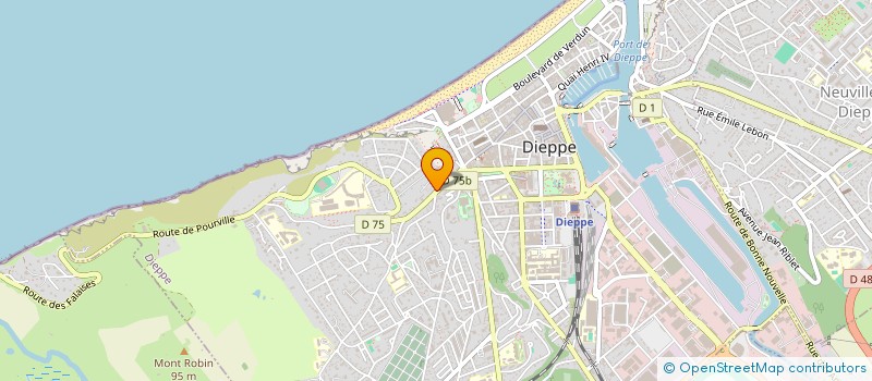 localisation de l'entreprise SELARL GEORGES BERNARD GREFFIER DE TRIBUNAL DE COMMERCE TITULAIRE D'UN OFFICE DE GREFFIER DE TRIBUNAL DE COMMERCE  DIEPPE