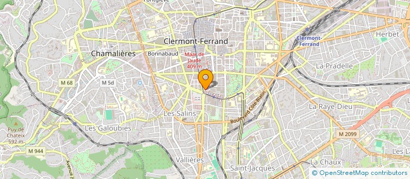 localisation de l'entreprise SELARL GERGOVIE  CLERMONT-FERRAND