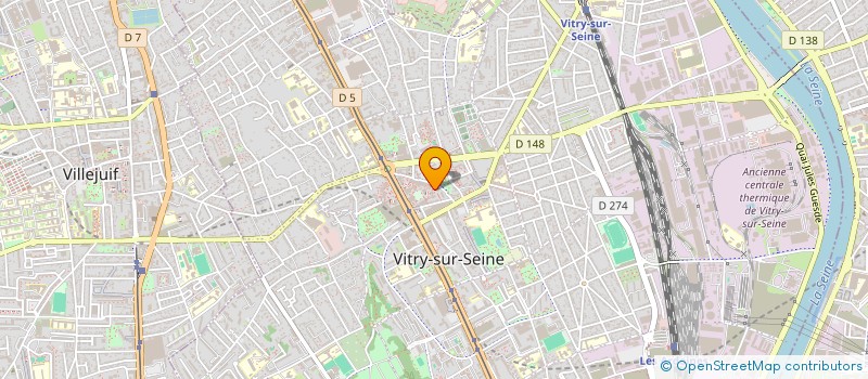 localisation de l'entreprise SELARL GIL AMZALLAG à VITRY-SUR-SEINE