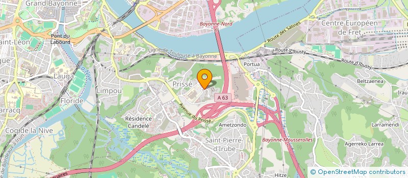 localisation de l'entreprise SELARL GLOBALIA ANESTHESIOLOGY  BAYONNE