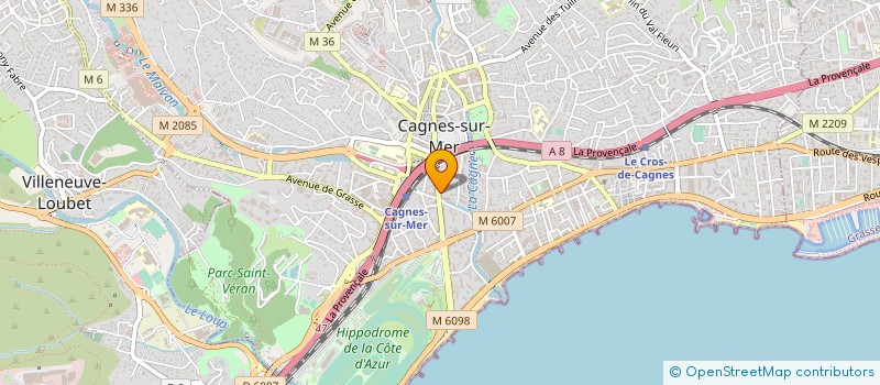 localisation de l'entreprise SELARL GOBELINS à CAGNES-SUR-MER