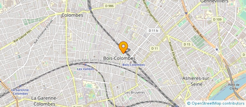 localisation de l'entreprise SELARL GOUPY LE MAITRE à BOIS-COLOMBES