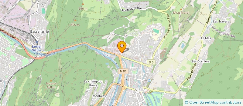 localisation de l'entreprise SELARL GRANDE PHARMACIE DE VIZILLE  VIZILLE