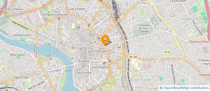 localisation de l'entreprise SELARL GRANGER  TOULOUSE