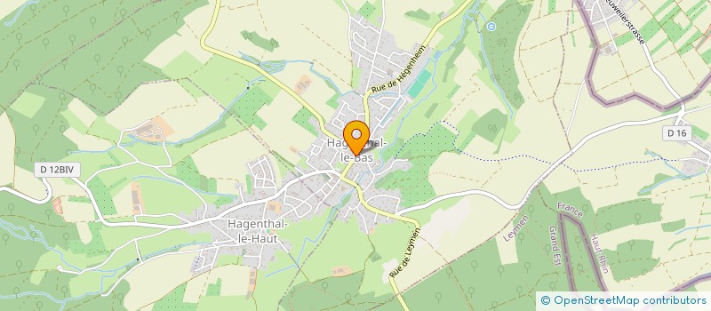 localisation de l'entreprise SELARL GRASSER  HAGENTHAL-LE-BAS