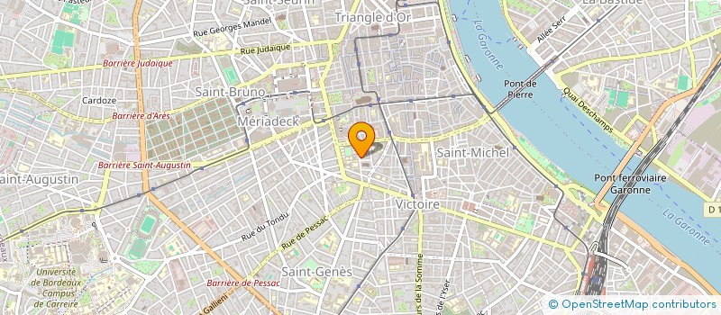 localisation de l'entreprise SELARL GREGORY BELLOCQ  BORDEAUX