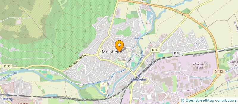 localisation de l'entreprise SELARL GREGORY FINCK  MOLSHEIM