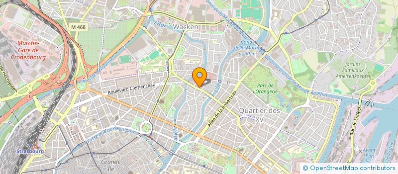 localisation de l'entreprise SELARL GREINER à STRASBOURG