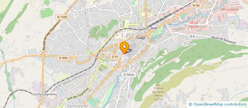 localisation de l'entreprise SELARL GTC GAP  GAP