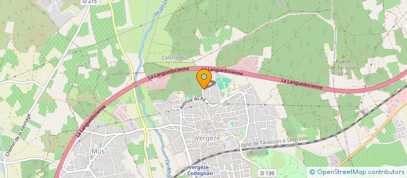 localisation de l'entreprise SELARL GUEGAN  VERGEZE