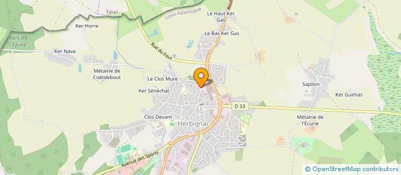 localisation de l'entreprise SELARL GUIHARD DICECCA NOTAIRES ASSOCIES à HERBIGNAC
