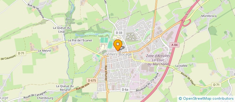 localisation de l'entreprise SELARL GUILLAUME DAON ET CHRISTELLE CAUCHOIS - NOTAIRES ASSOCIES  VILLERS-BOCAGE