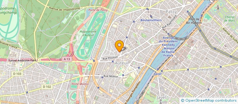 localisation de l'entreprise SELARL GUILLAUME VALLEE  PARIS