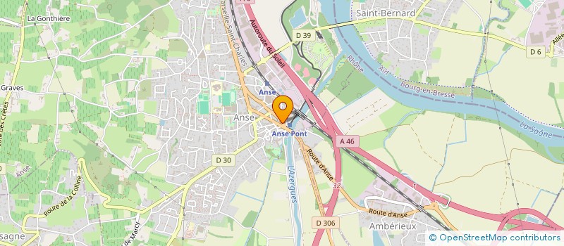 localisation de l'entreprise SELARL GUILLERMOND  ANSE