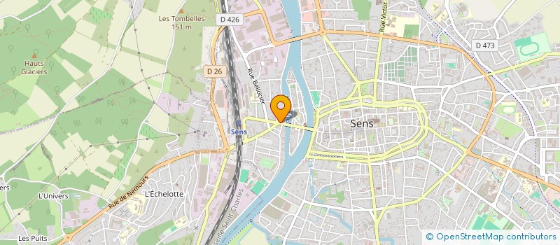 localisation de l'entreprise SELARL HAIE DESSAUX  SENS