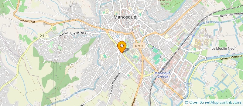 localisation de l'entreprise SELARL HANSEN RAYMOND à MANOSQUE