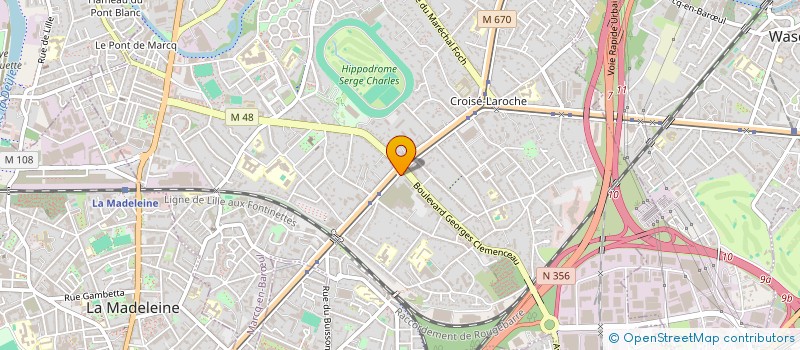 localisation de l'entreprise SELARL HARY  MARCQ-EN-BARUL