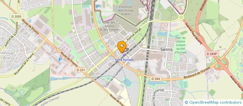 localisation de l'entreprise SELARL HELENE ROQUEFEUIL  CHESSY