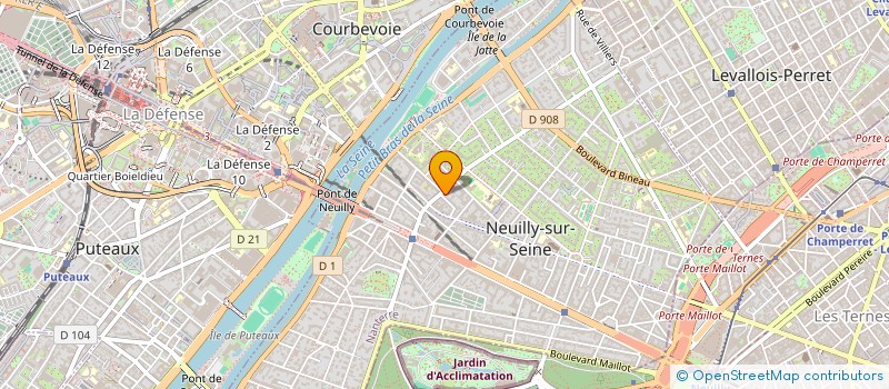 localisation de l'entreprise SELARL HELENE SERISE, NOTAIRE à NEUILLY-SUR-SEINE
