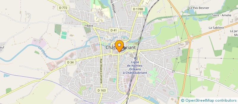 localisation de l'entreprise SELARL HELOISE SURBLED-THOMAS  CHATEAUBRIANT