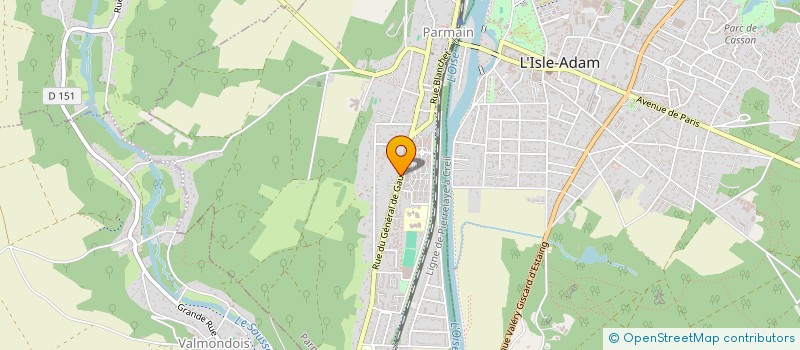 localisation de l'entreprise SELARL HL  PARMAIN