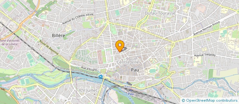 localisation de l'entreprise SELARL HOUZELOT à PAU