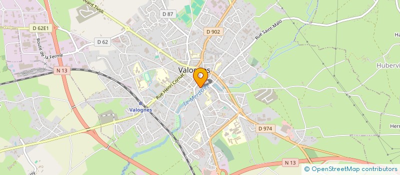 localisation de l'entreprise SELARL HTM à VALOGNES